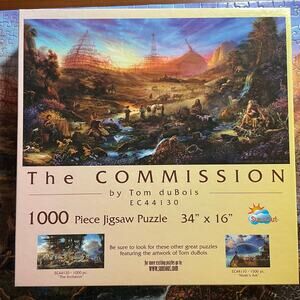 THE COMMISSION 1000 Piece Jigsaw Puzzle Tom duBois SunsOut Noah's Ark